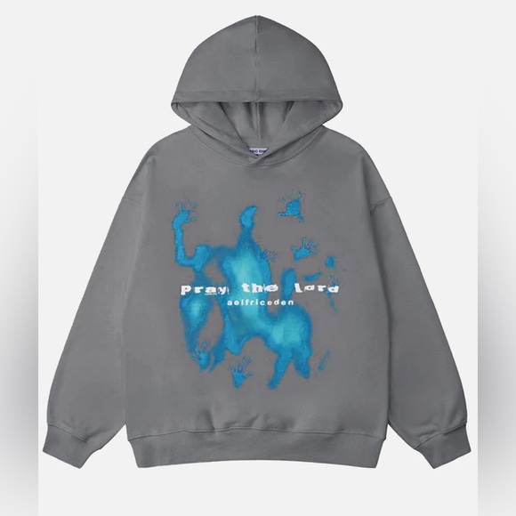 ⭐️ Aelfric Eden Abstraction Shadow Print Hoodie ⭐️ FINAL SALE ⭐️ - Picture 3 of 3